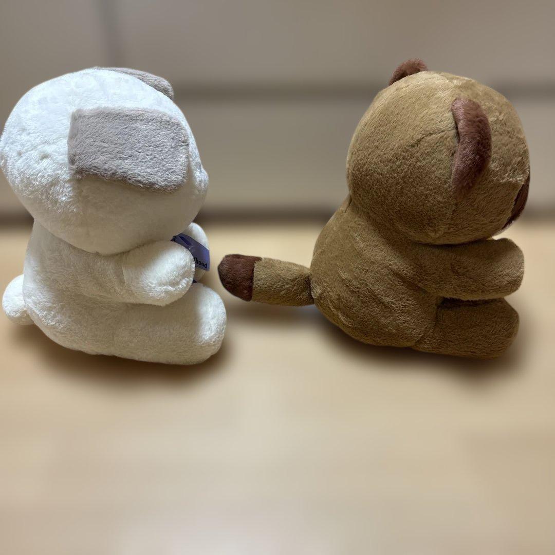 あの頃のともだちBIGぬいぐるみ3 たぬき　いぬ