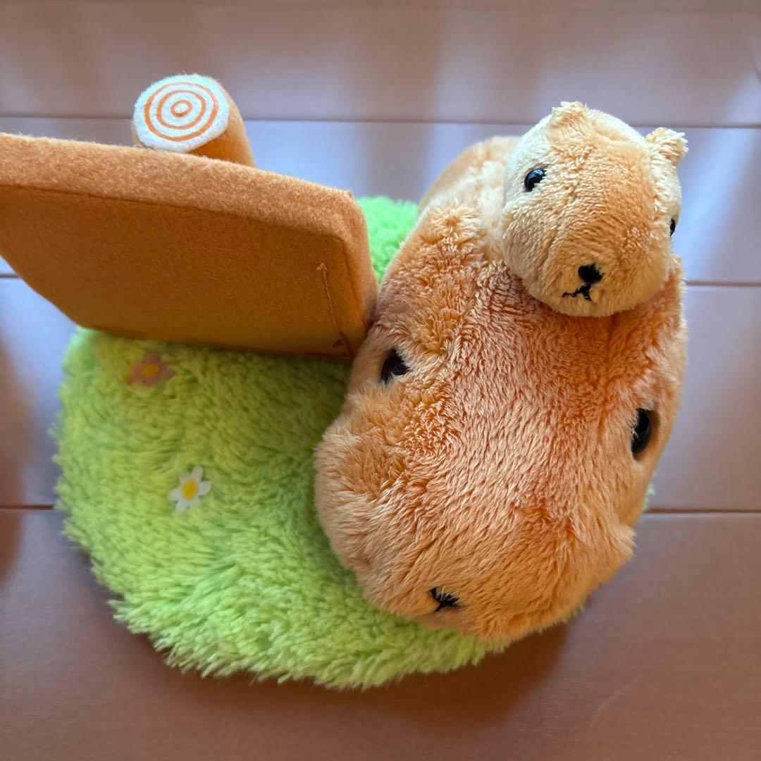 平成レトロ　初期　カピバラさん　ぬいぐるみ　温泉　動くマスコット