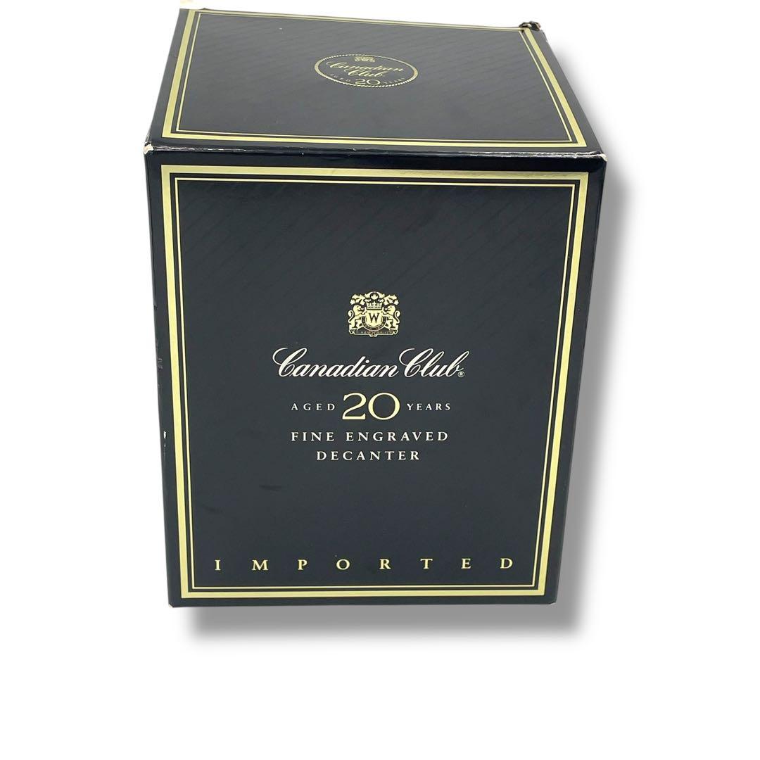 【未開栓】Canadian Club 20年 デキャンタ/750ml
