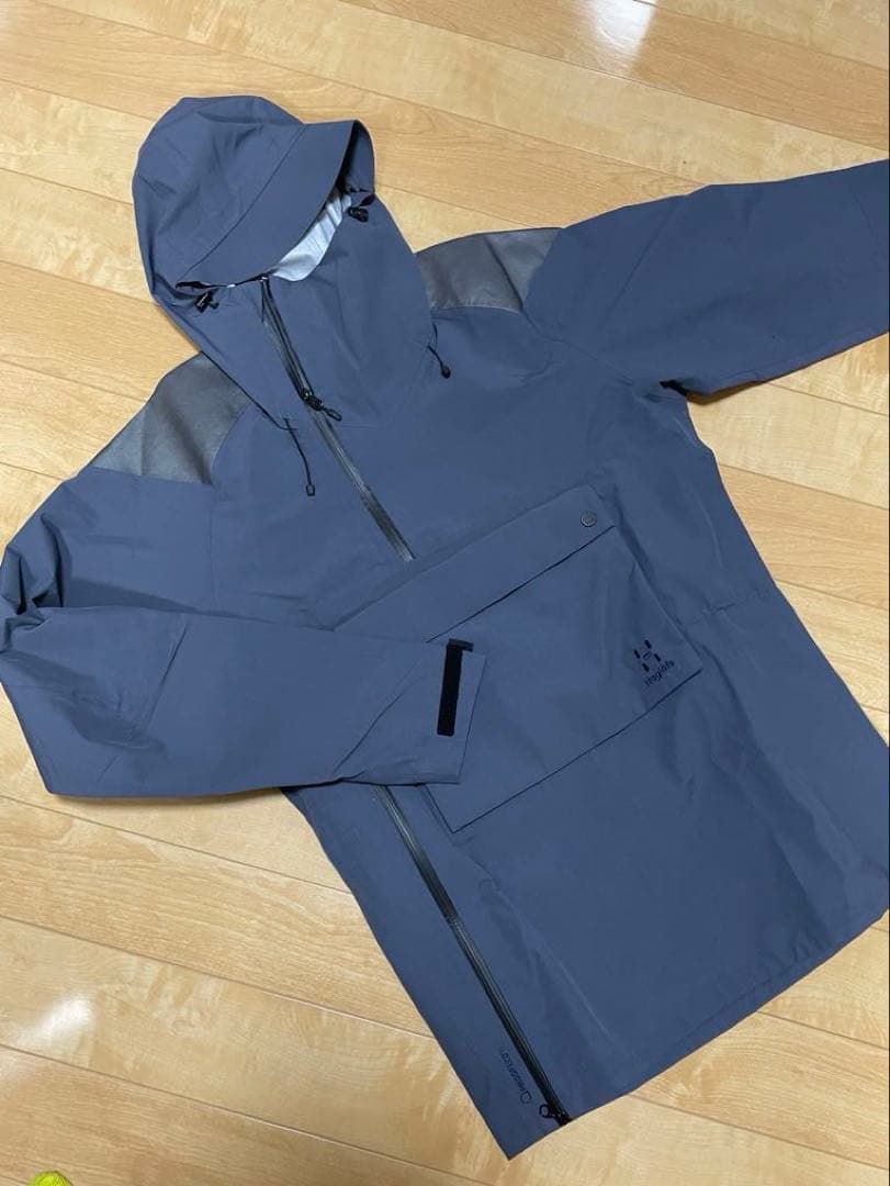 S ホグロフス Edge Evo Anorak Unis ライトネイビー