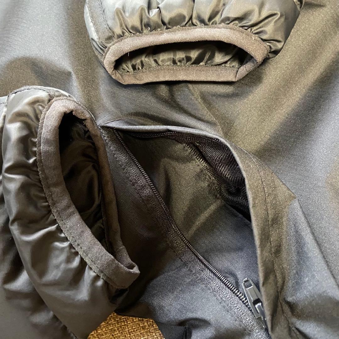 アディダス ブラック ダウン ベンチコート 黒 メンズM ホームクリーニング可