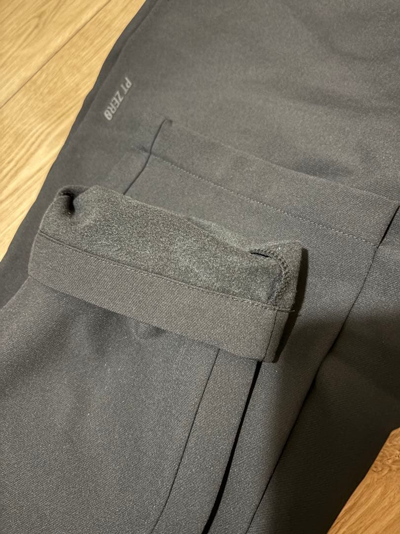 美品★DESCENTE 裏起毛ストレッチ 暖パン　ブラックパンツ