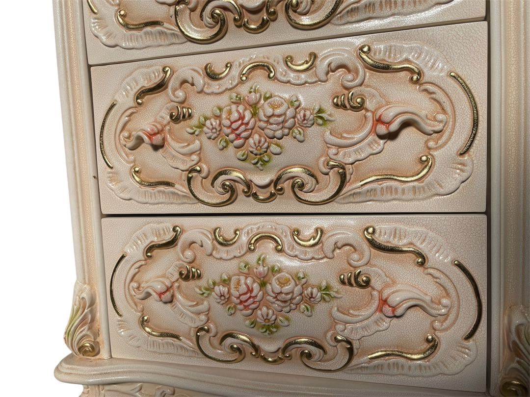 ロココ調 4段チェスト 猫脚 西洋家具