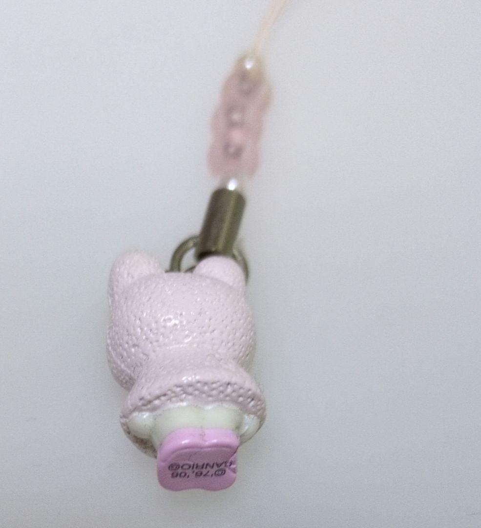 d*3様 ハローキティ ストラップ ピンク　うさぎ