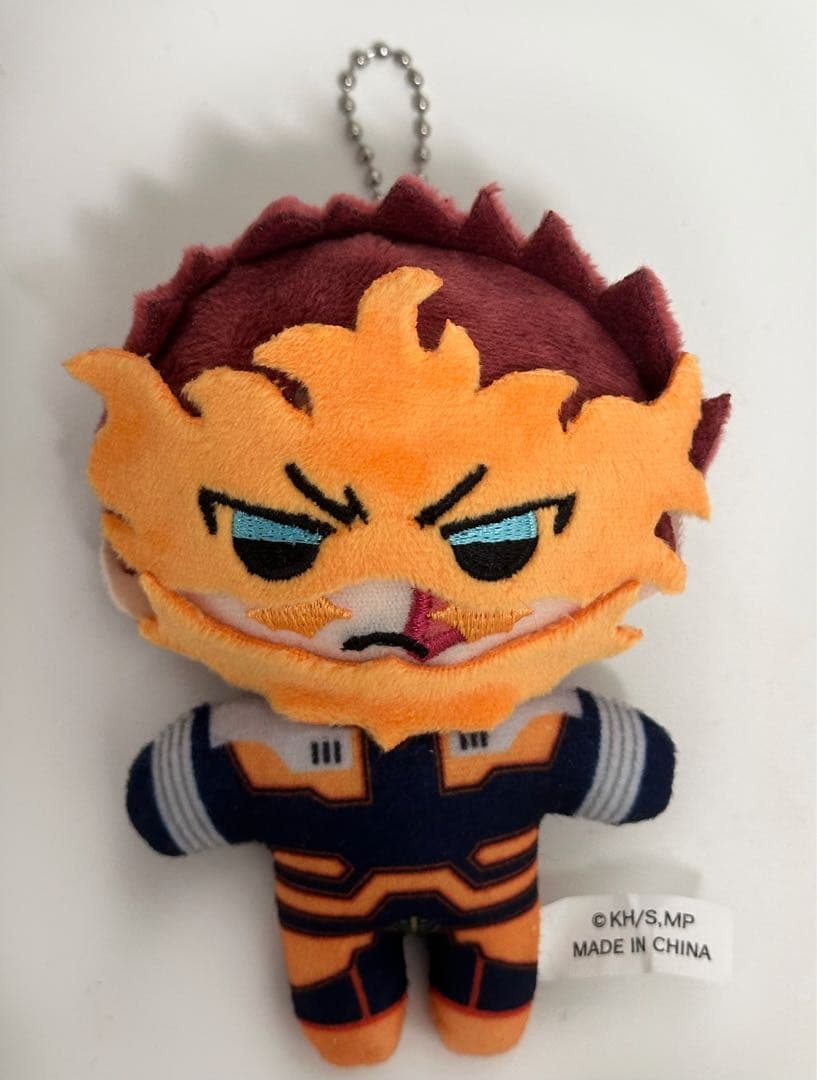 ヒロアカ　ua展　ぬいぐるみ　エンデヴァー　ぬいぐるみキーホルダー おまけ付き