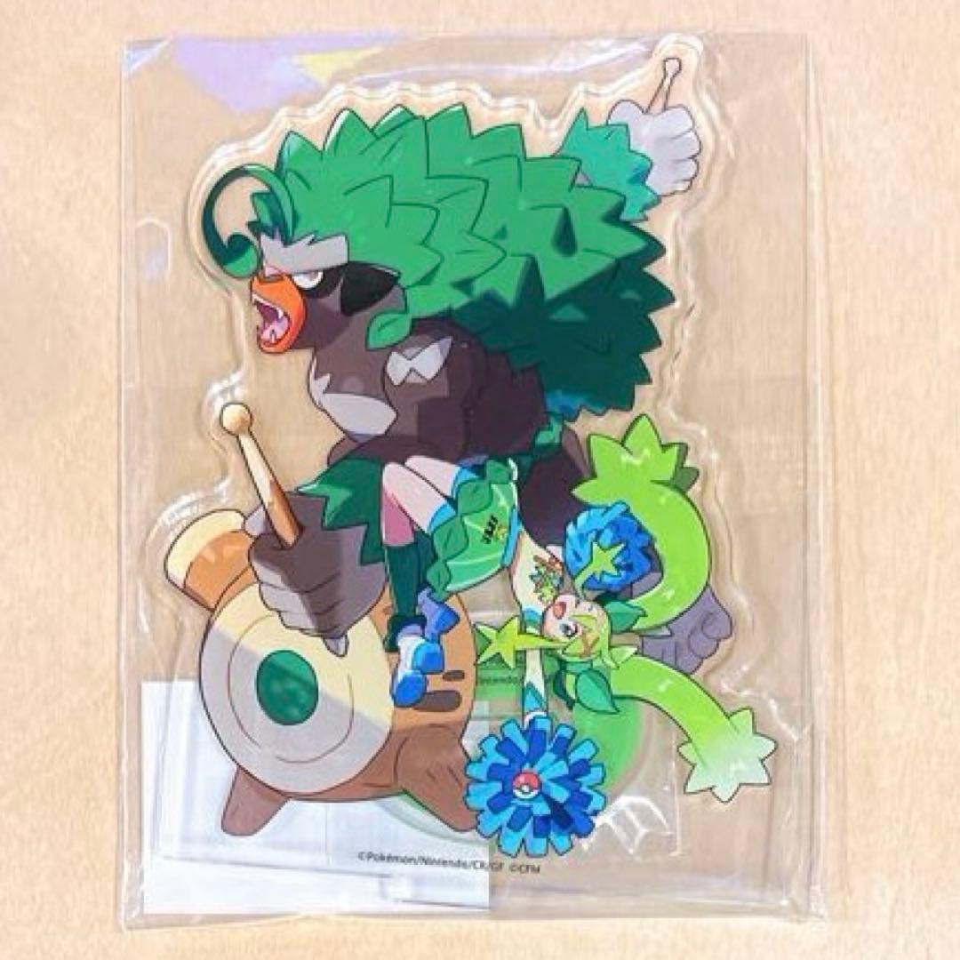 ポケモン　初音ミク＆ゴリランダー　くさ　18タイプアクリルスタンド