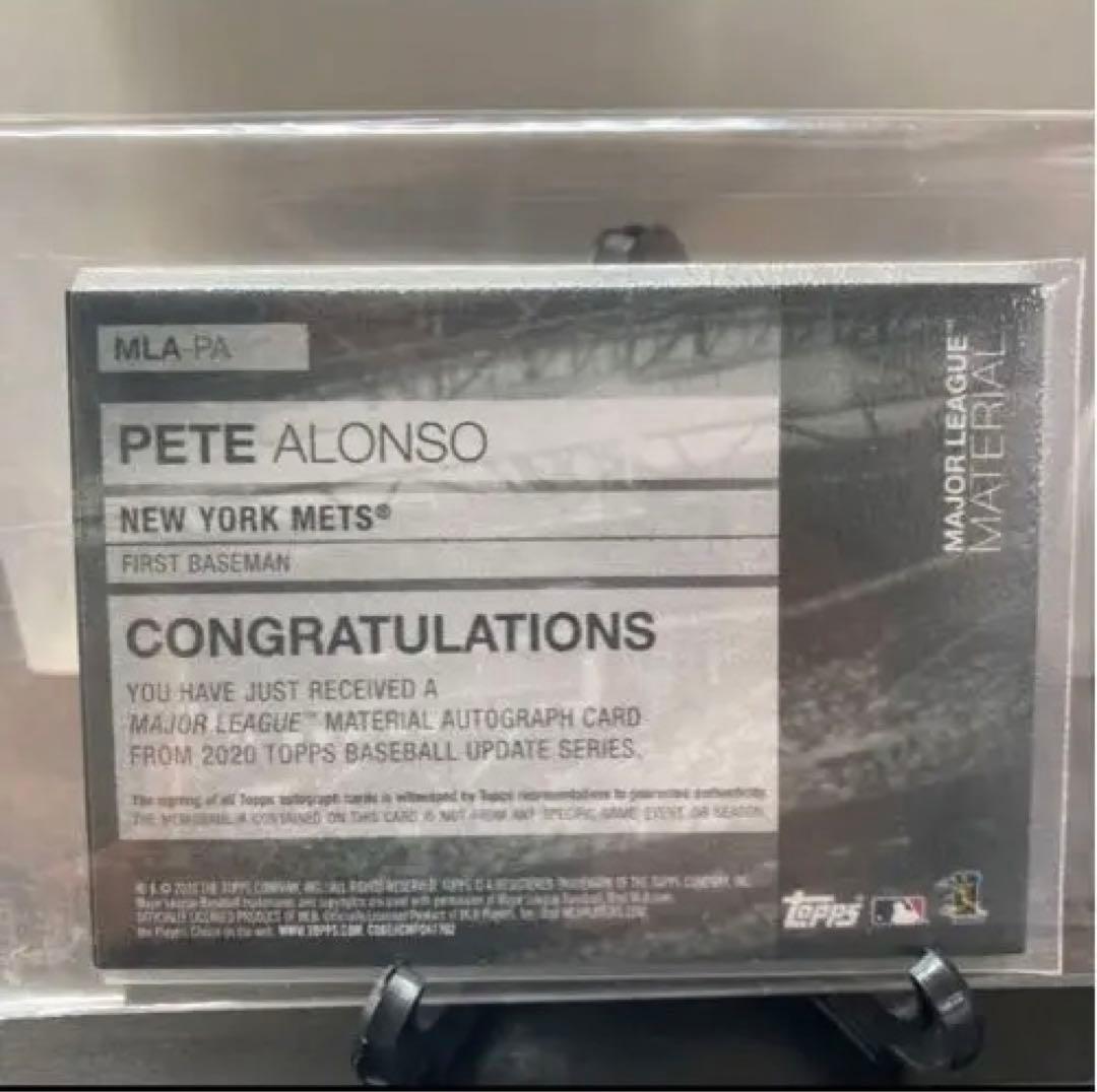 MLB TOPPS 2020 ピート・アロンソ 直筆サインカード 50シリ