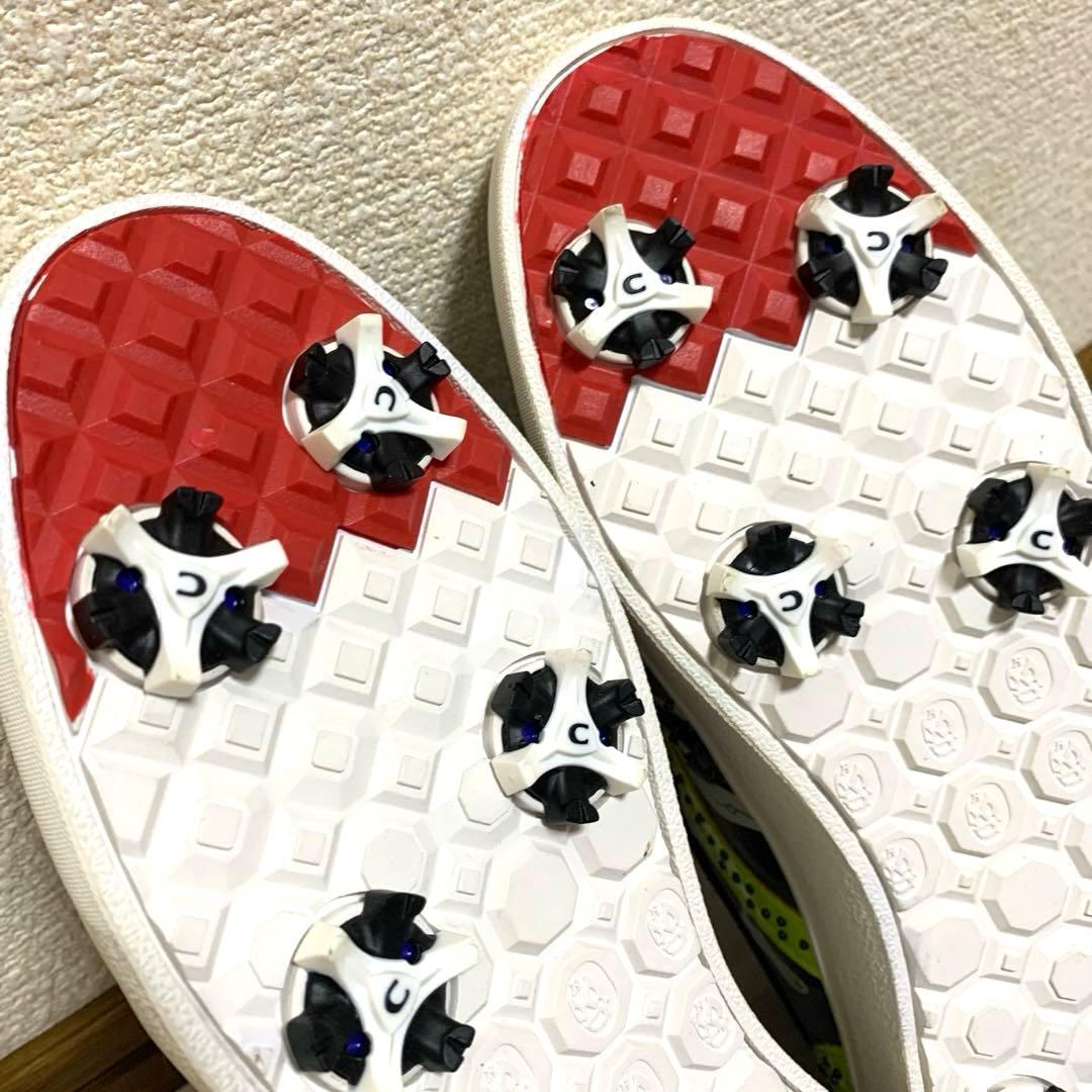 【未使用美品】RUSSELUNO ゴルフシューズ 24.0 スタッズカモフラ