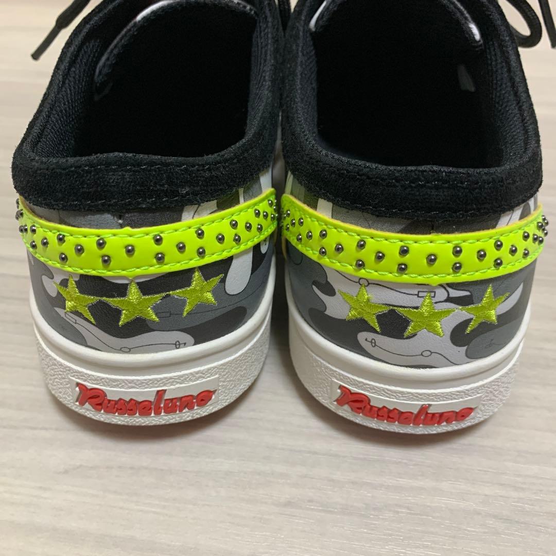 【未使用美品】RUSSELUNO ゴルフシューズ 24.0 スタッズカモフラ