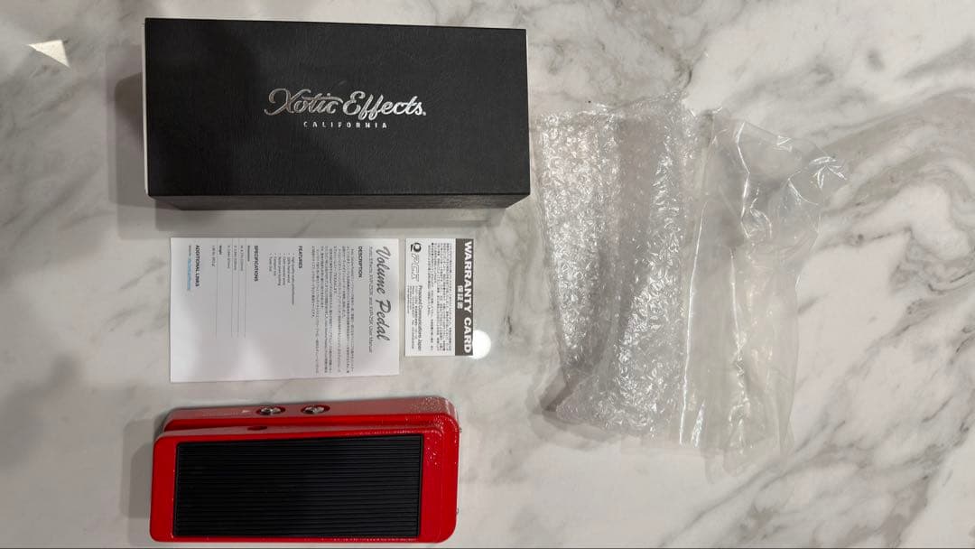 Xotic XVP-25K ボリュームペダル　ローインピーダンス