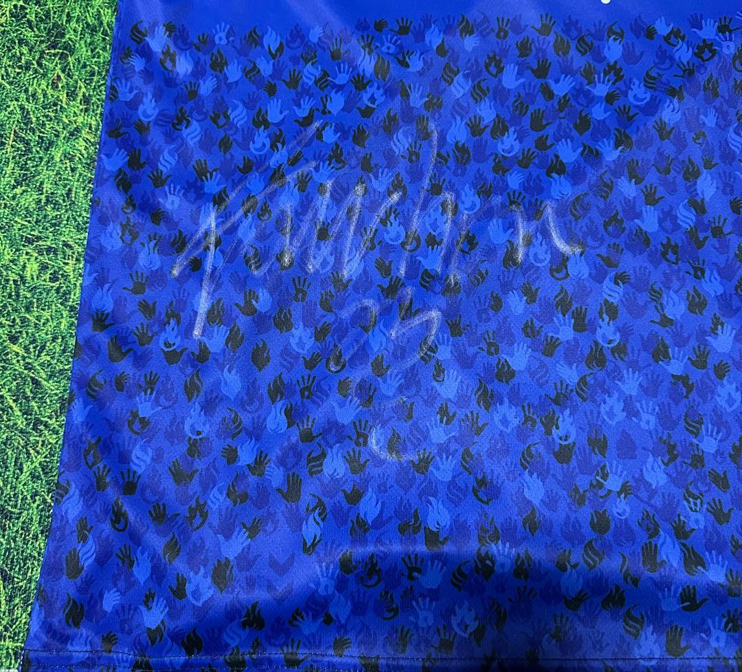 ガンバ大阪　ダワン　実使用　点字シャツ