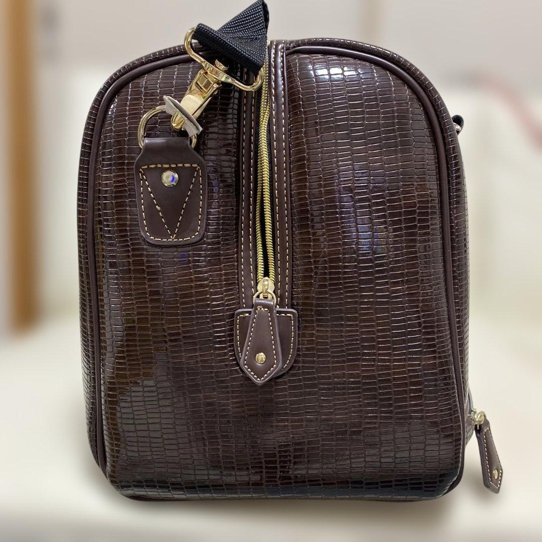 本間ゴルフ　BERES クロコダイル風ゴルフバッグ 中型