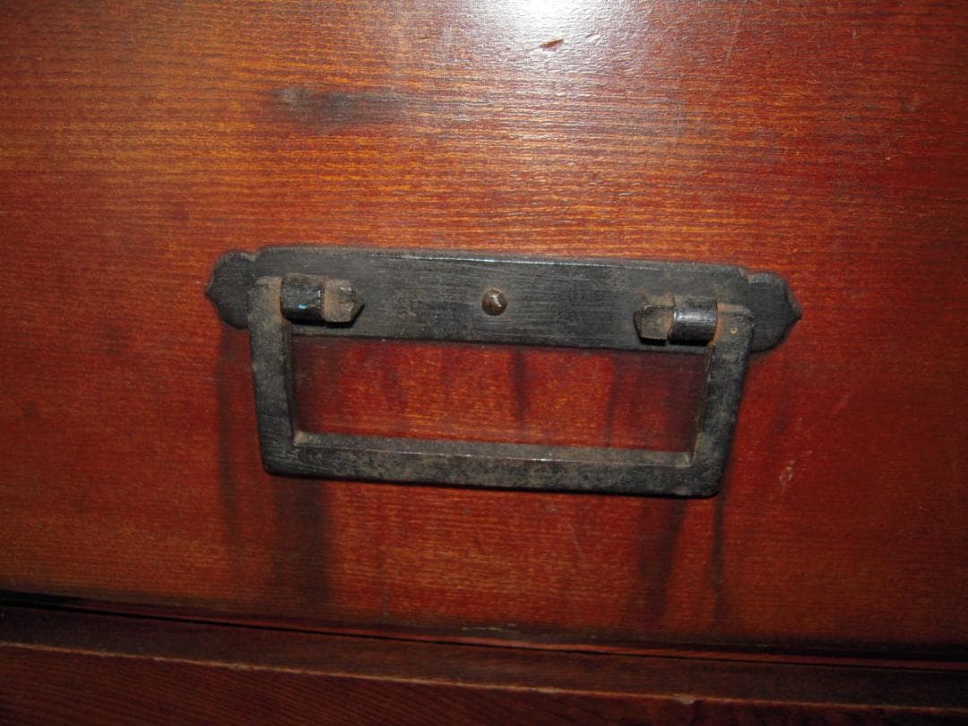 古い和箪笥　年代不明　欅　桐