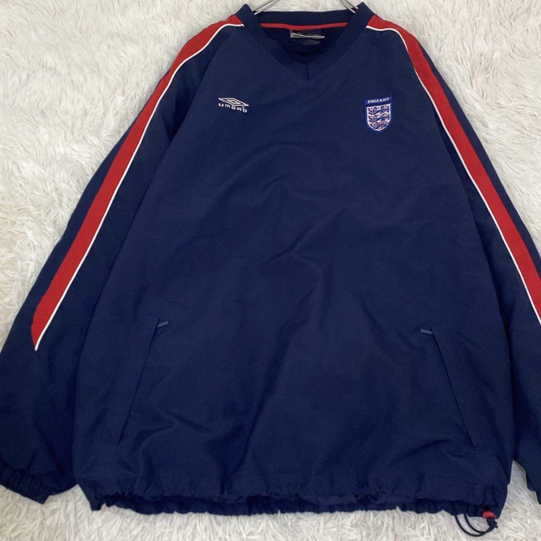 美品 umbro アンブロ イングランド代表 ピステ ナイロンジャケット L