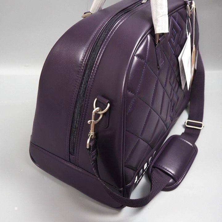 新品 オノフ ゴルフ ボストンバッグ シューズ収納ポケット付き パープル