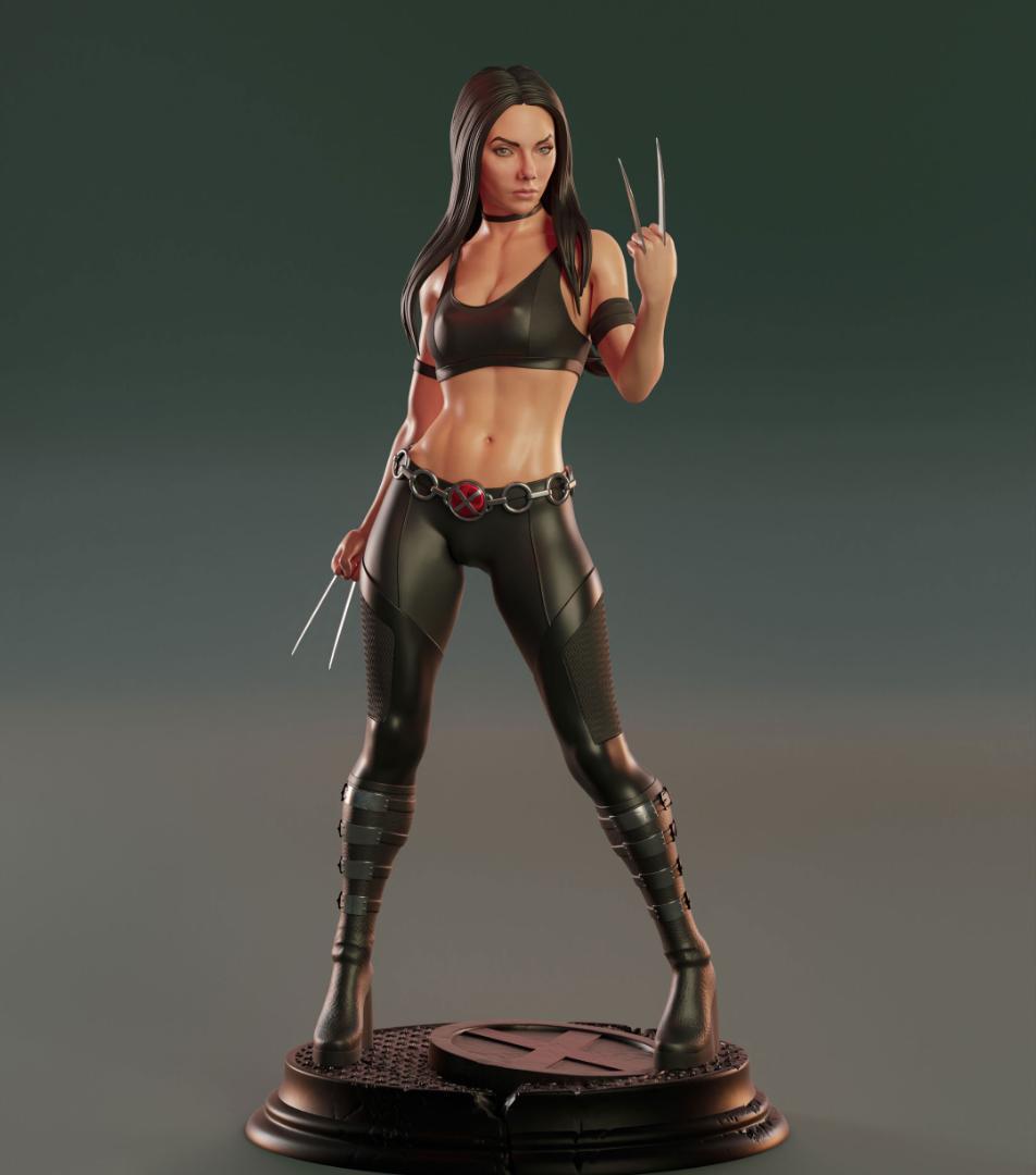 1/4　未塗装 未組立　フィギュア　ガレージキット　X23