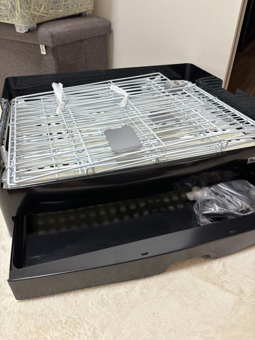 【美品】SANKO イージーホーム ブラック 60 ケージ うさぎ モルモット