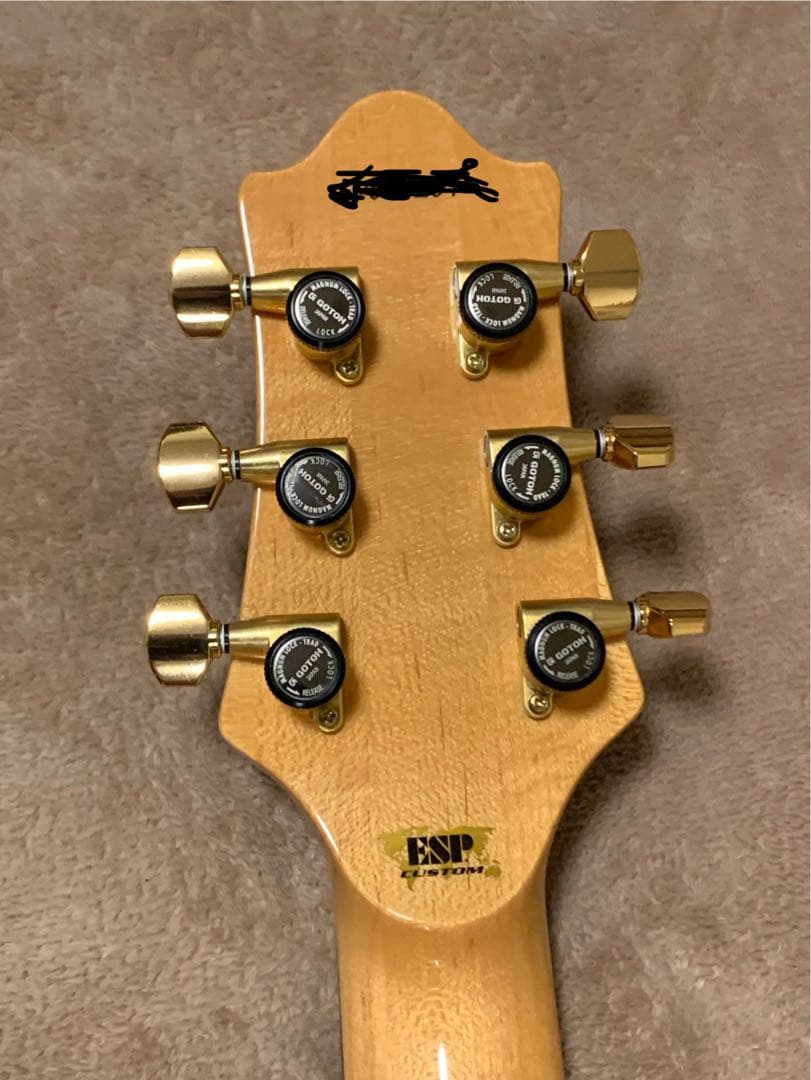 ギター esp potbelly custom