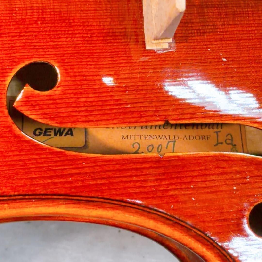 GEWA MITTENWALD-ADORF 2007年製 バイオリン