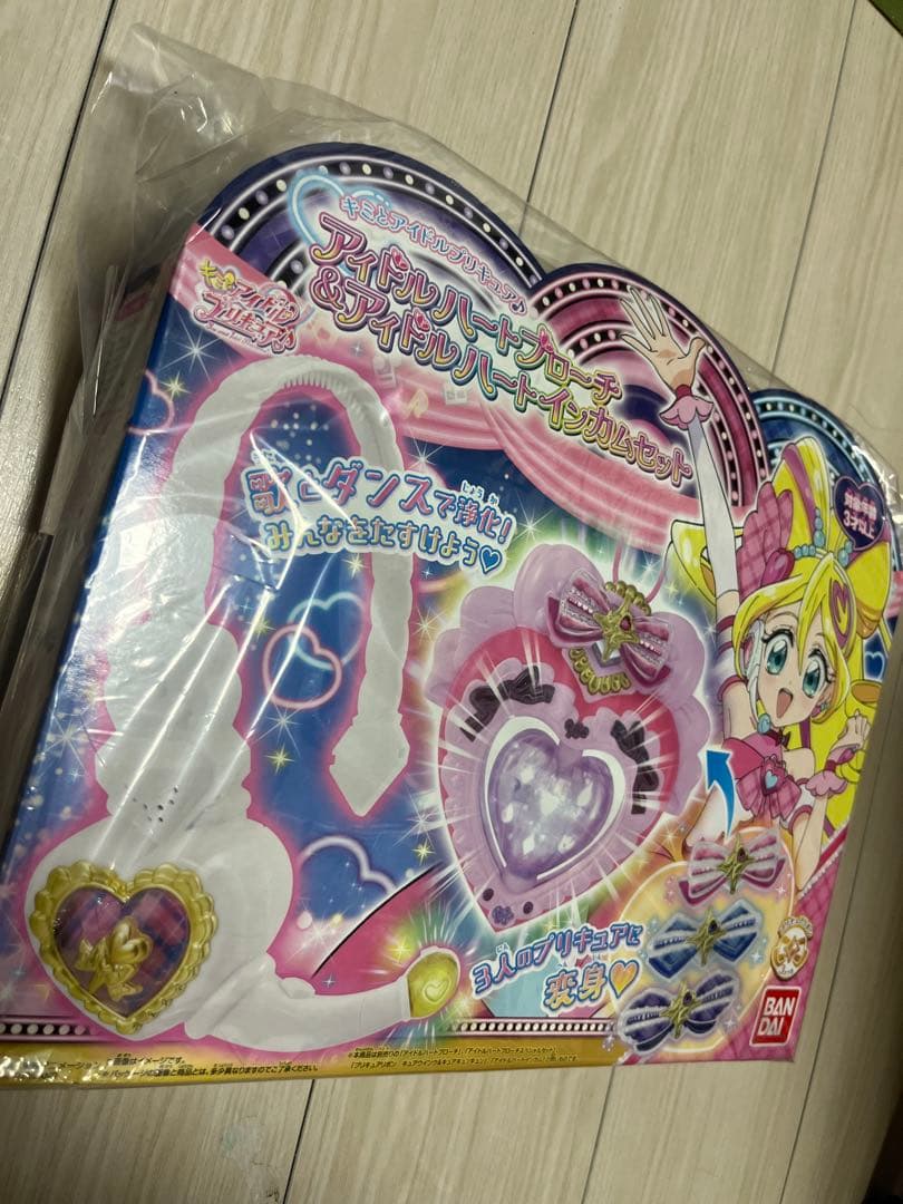 プリキュア アイドルハートブローチ　インカムセット 未開封