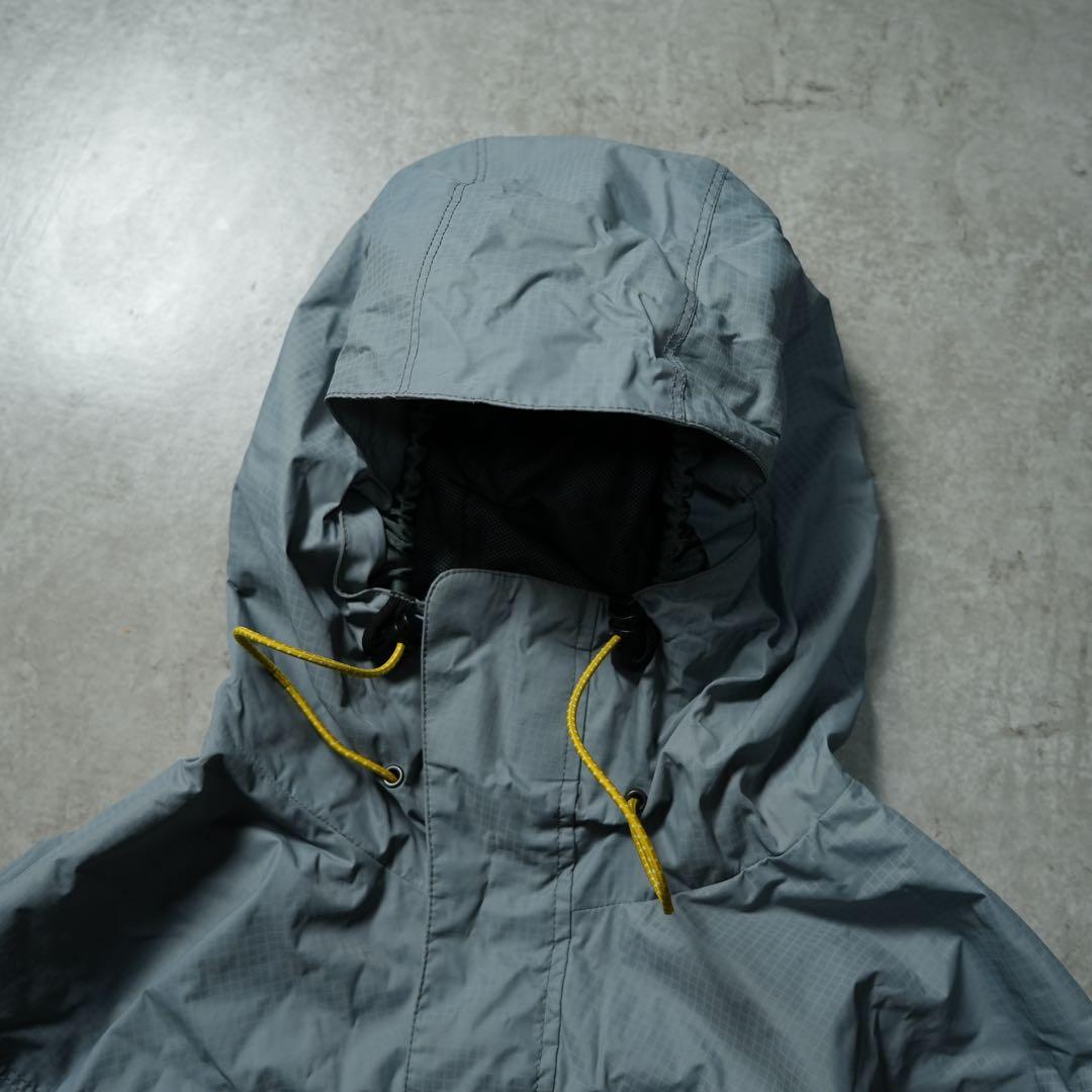 y2k ナイロンシェルジャケットシルバー テック系 archive 00s