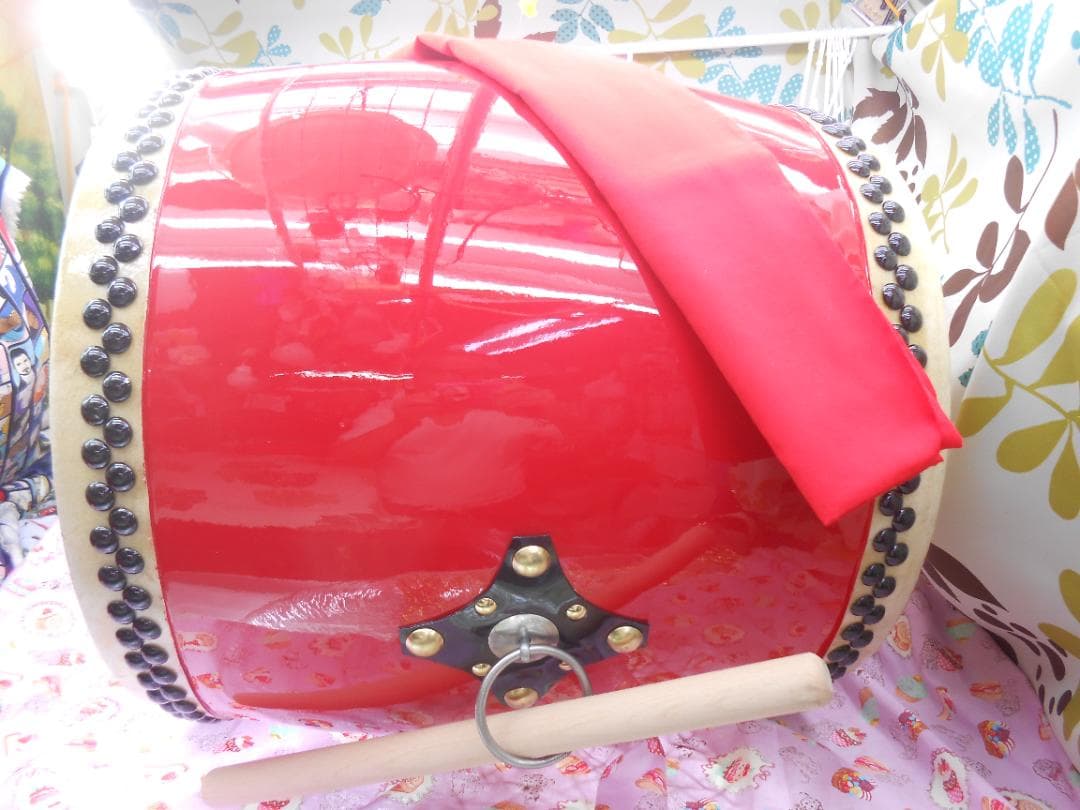 一点限定N現品販売(送料無料)33.500円 大太鼓44cm サージ/モス布付き