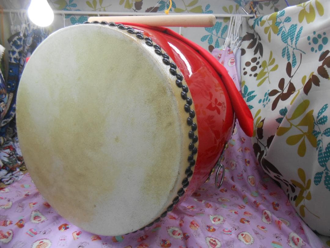 一点限定N現品販売(送料無料)33.500円 大太鼓44cm サージ/モス布付き