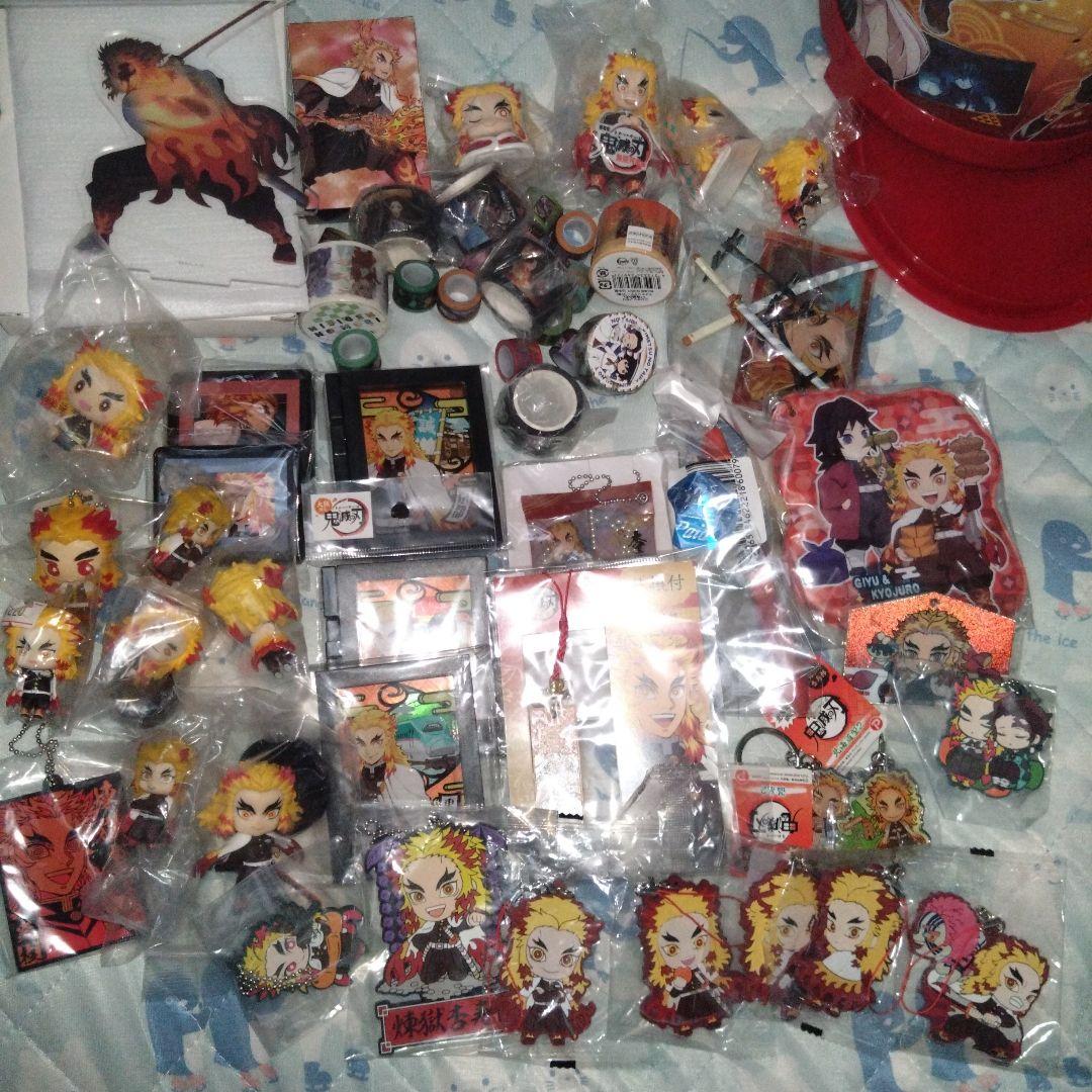 鬼滅の刃 煉獄杏寿郎 まとめ売り ちょこのっこ ラバーマスコット マステ