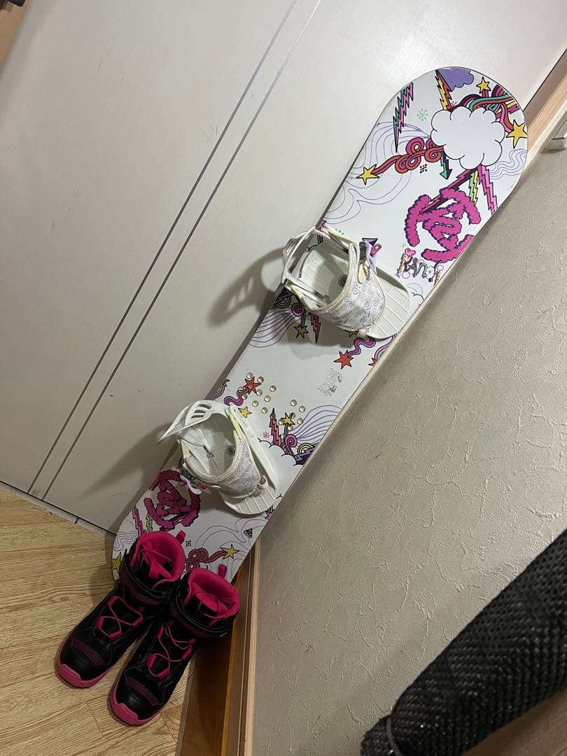 安全に滑れるキッズボード！k2 kandi 120cm 21cm ブーツセット