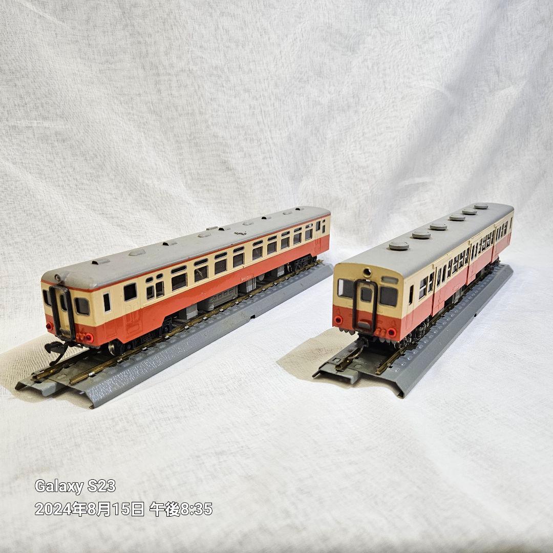 古物HOゲージ 鉄道模型 2両　レール　パワーパックセット