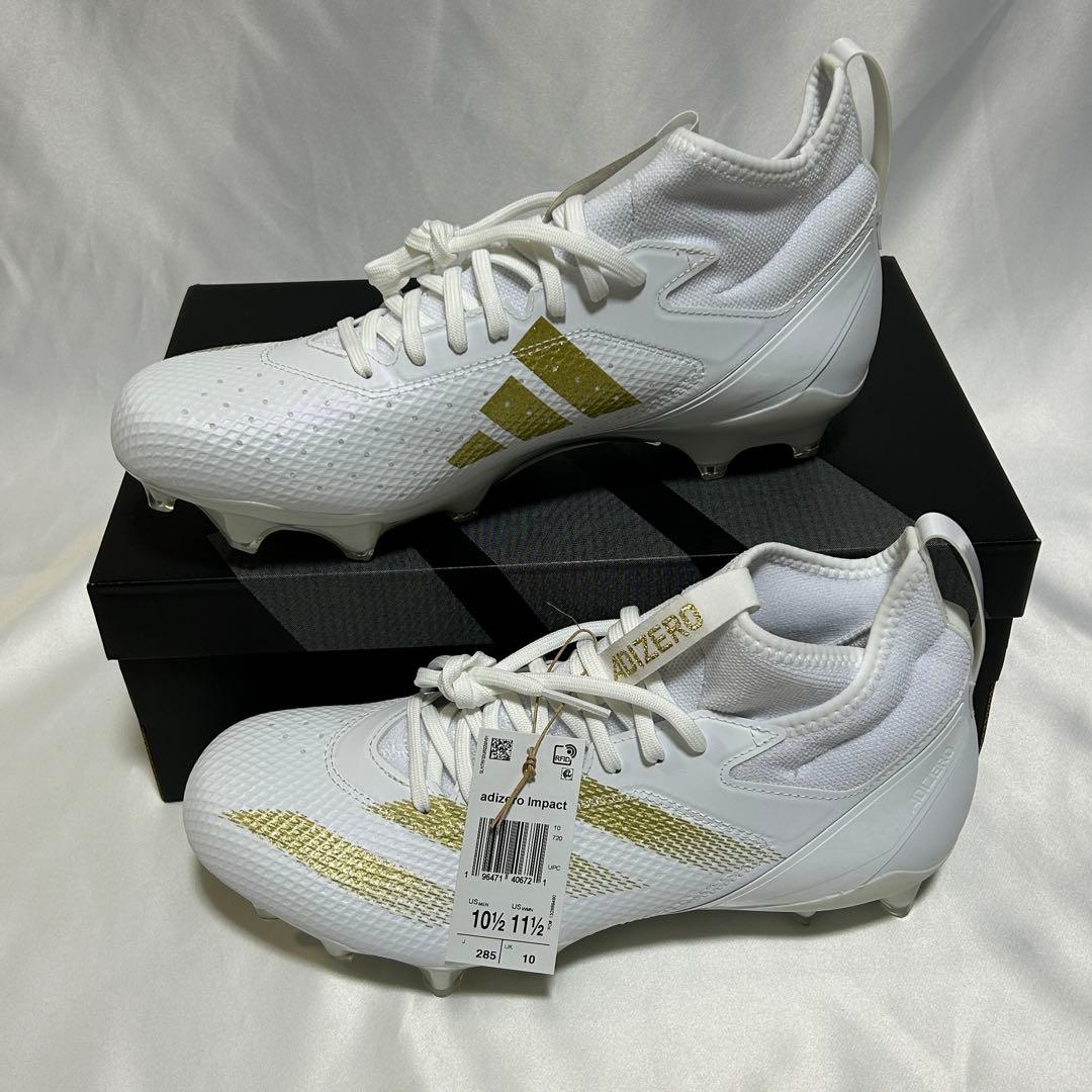 Adizero Impact Cleats　WHT/GLD　28.5㎝　Y