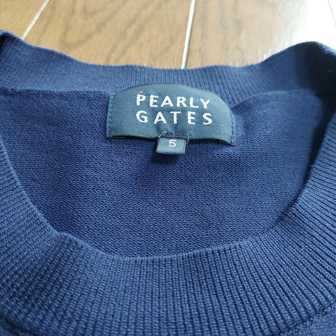 PEARLY GATES ネイビー セーターサイズ5です。