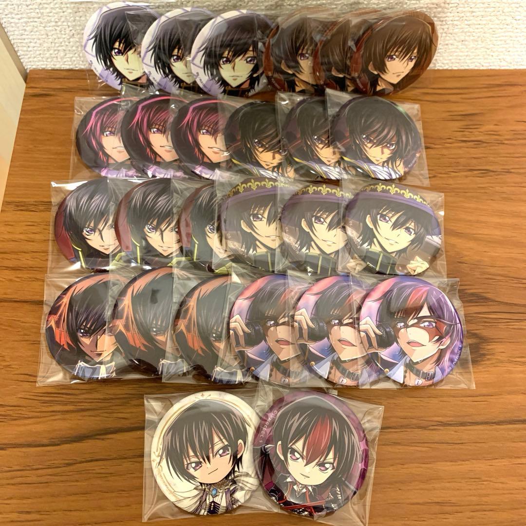 コードギアス ツリービレッジ 　キャラバッジコレクション ルルーシュ　26個