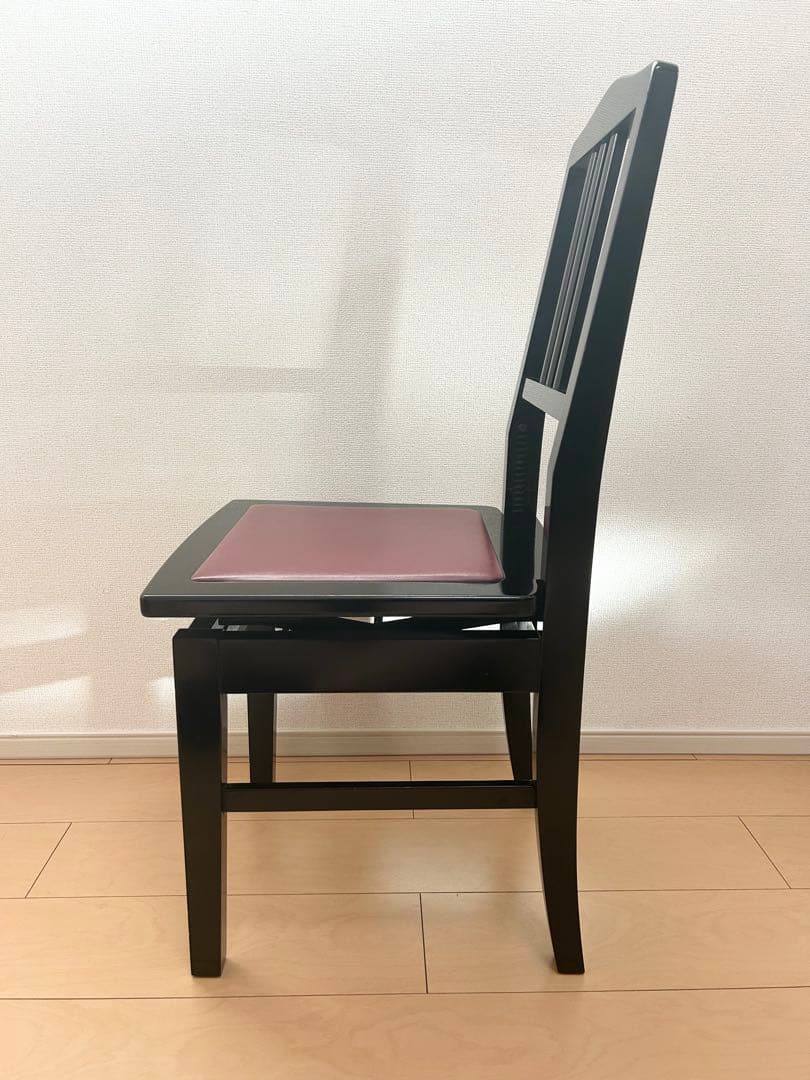 YAMAHA トムソン椅子　黒　アップライトピアノ　グランドピアノ　レトロ