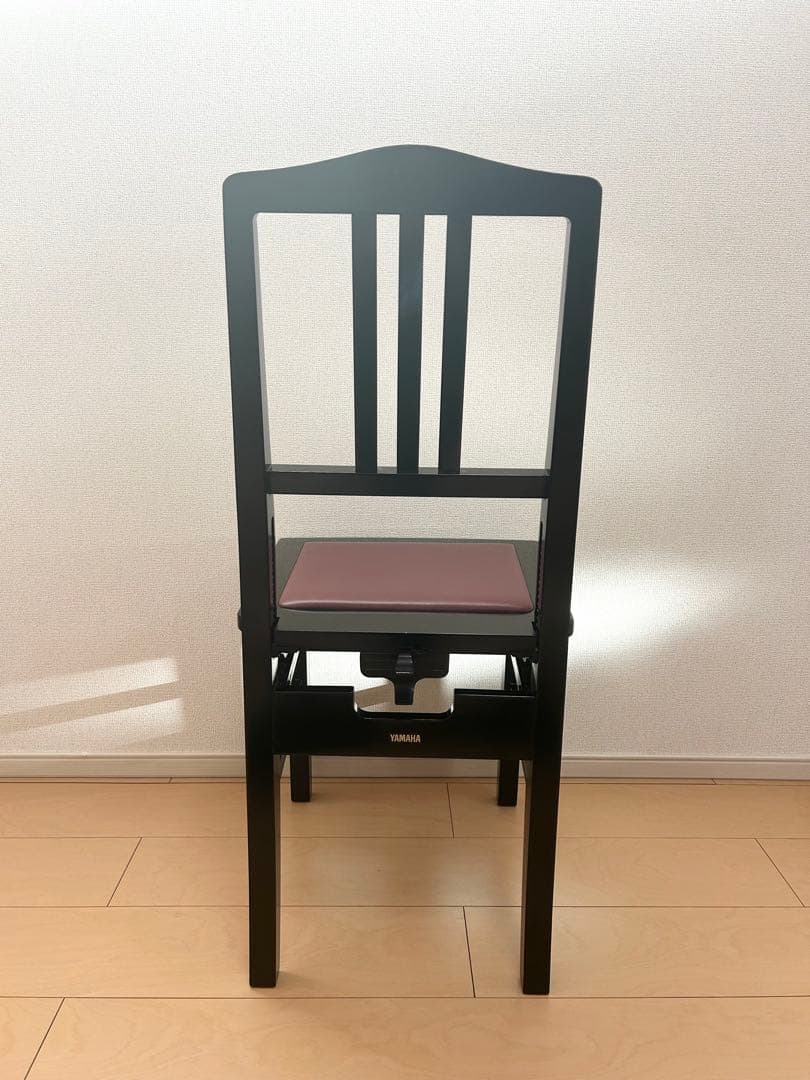 YAMAHA トムソン椅子　黒　アップライトピアノ　グランドピアノ　レトロ