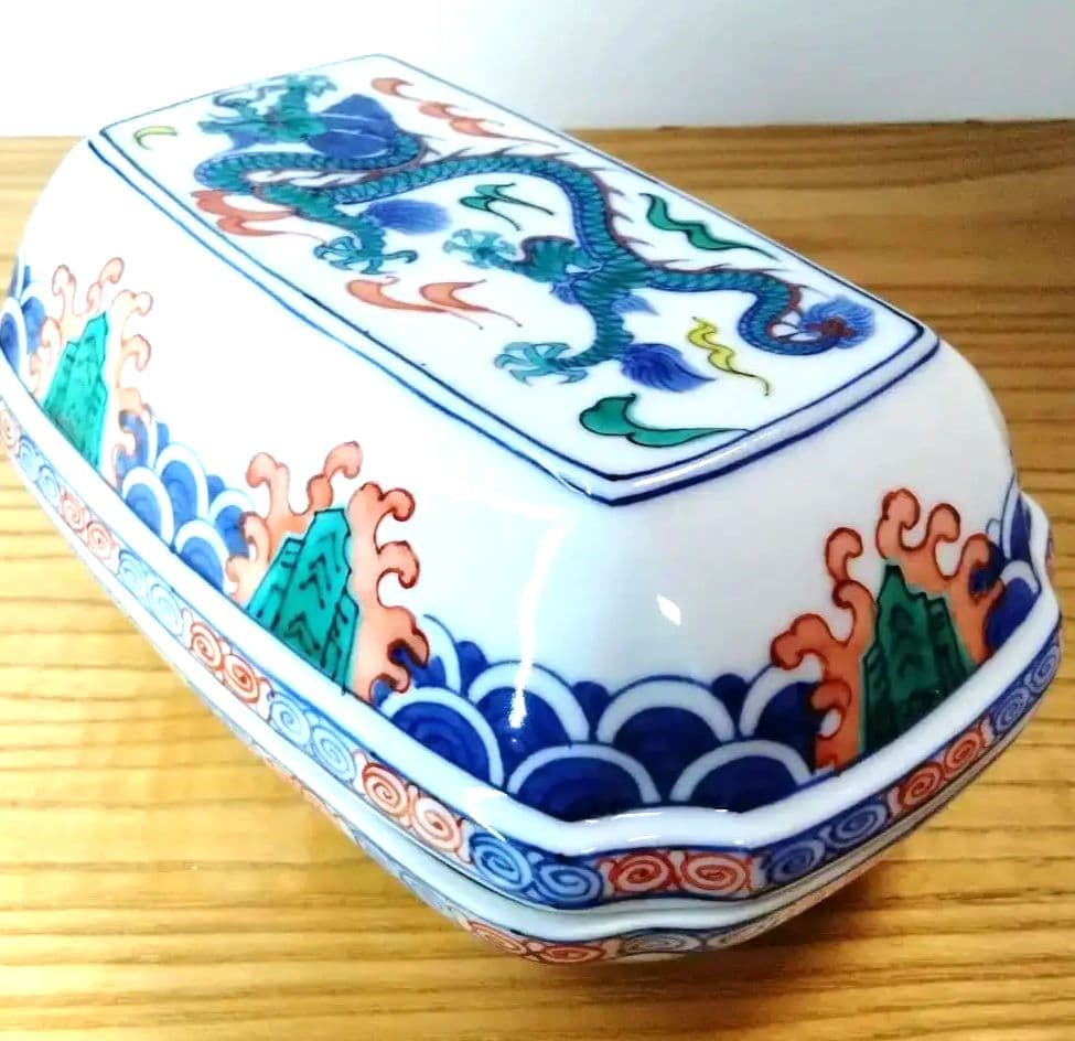 手塚央 清水焼 豆彩陶箱