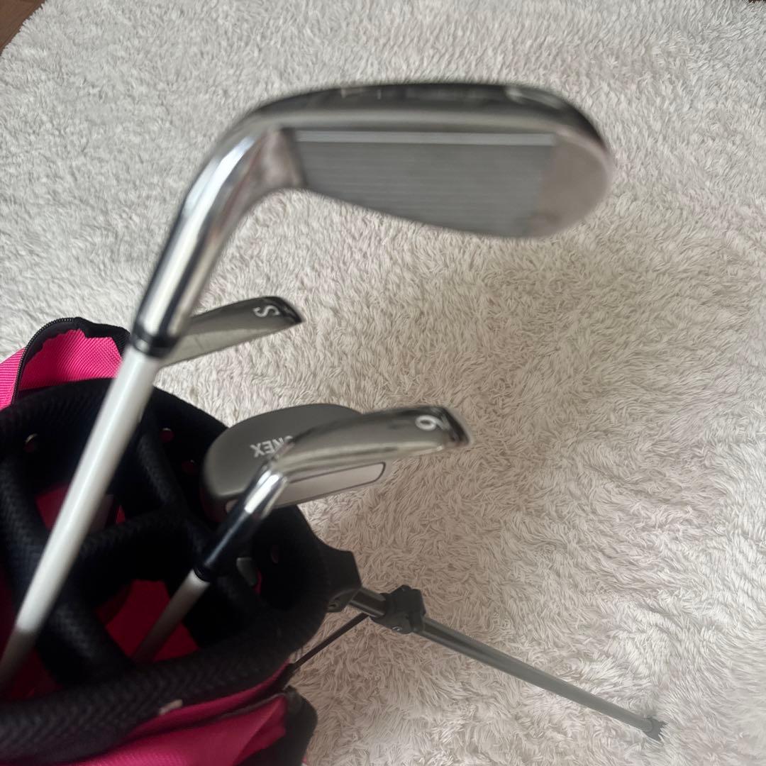 YONEX ジュニア用 ヨネックス ゴルフ J135 ゴルフクラブ 7本セット