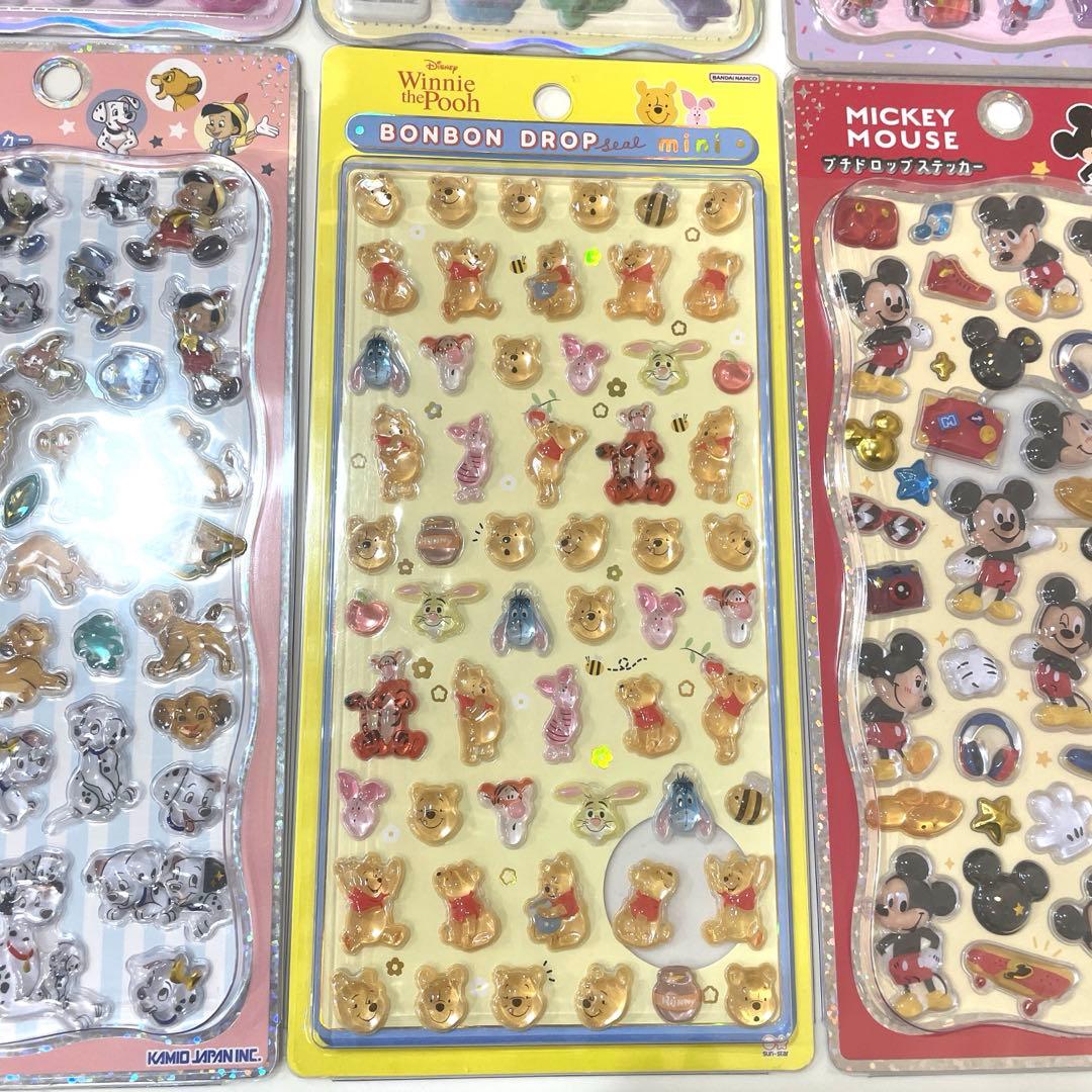 【正規品】ディズニーボンボンドロップシール6点セット