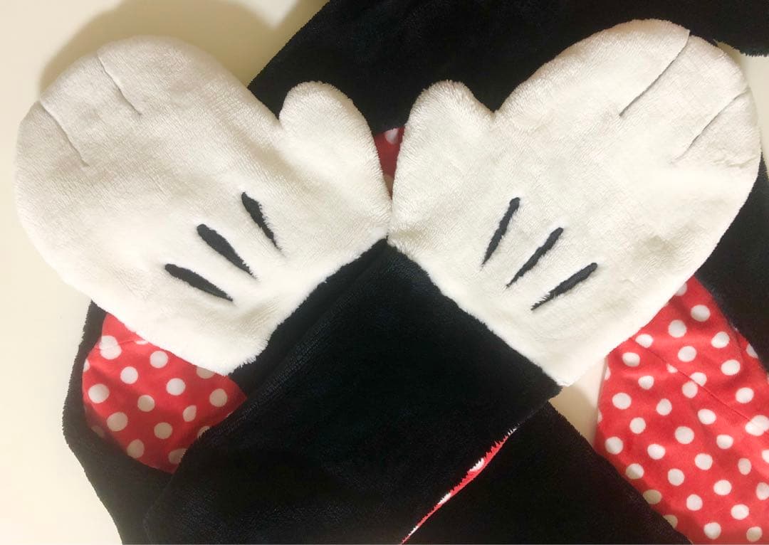 ディズニー　ミニー　ミニーマウス　マフラー　キャップ　ファンキャップ