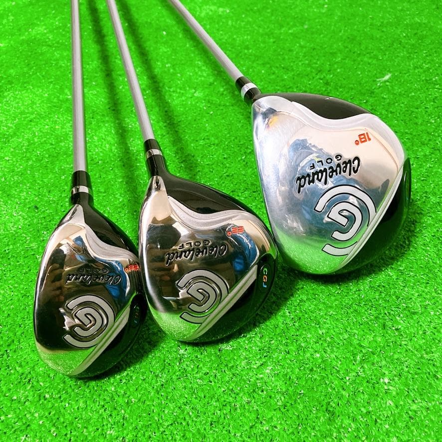 【極美品】Cleveland CGJ ジュニア ゴルフクラブ7本セット 高学年