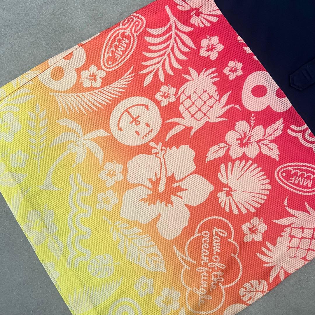 mutaMARINE ムータマリン　ストレッチメッシュ 切替ポロシャツ　スマイル