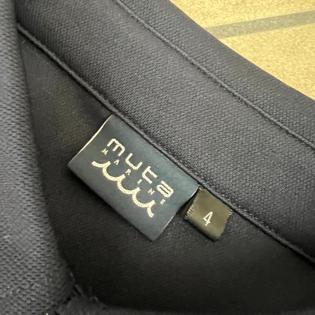 mutaMARINE ムータマリン　ストレッチメッシュ 切替ポロシャツ　スマイル