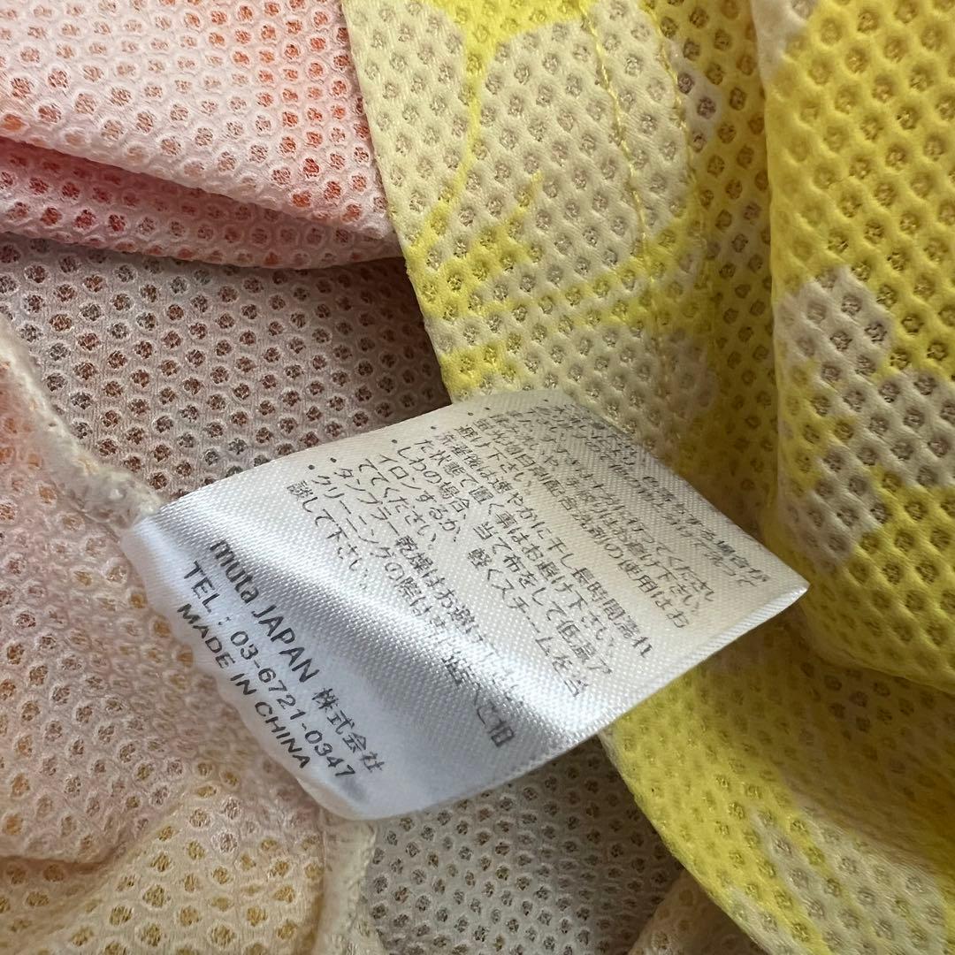 mutaMARINE ムータマリン　ストレッチメッシュ 切替ポロシャツ　スマイル