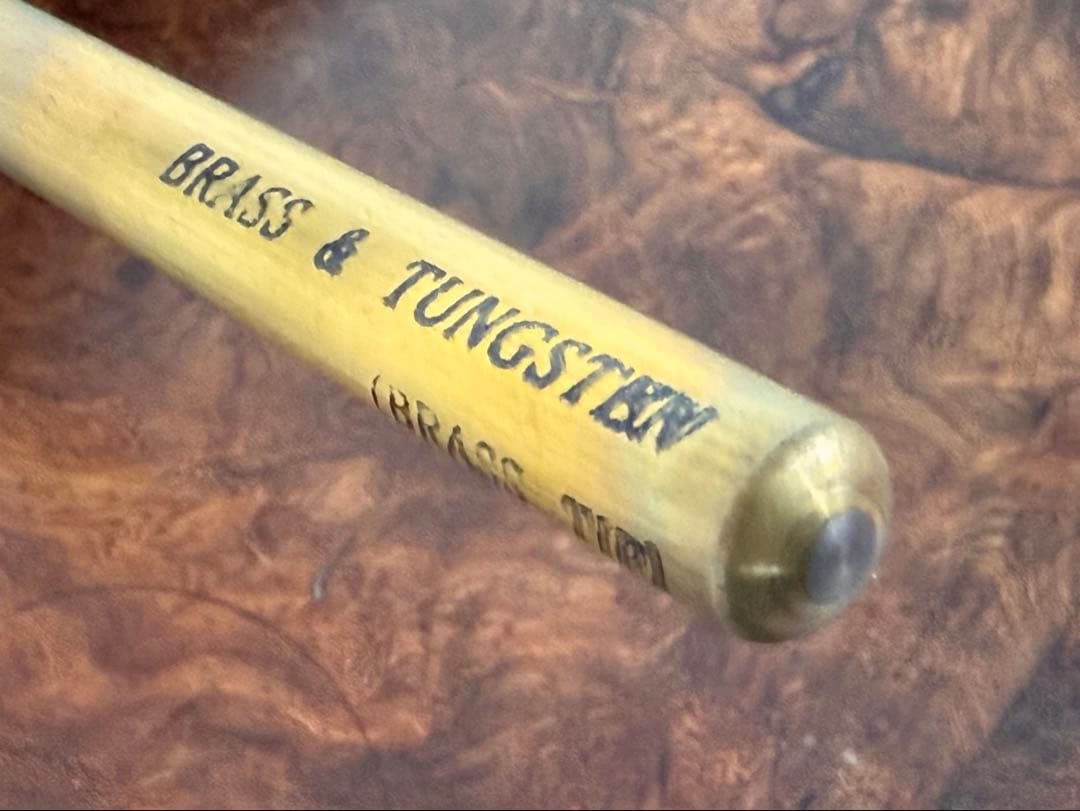 【新品】コントラバス エンドピン［タングステン入り真鍮／先端真鍮］②