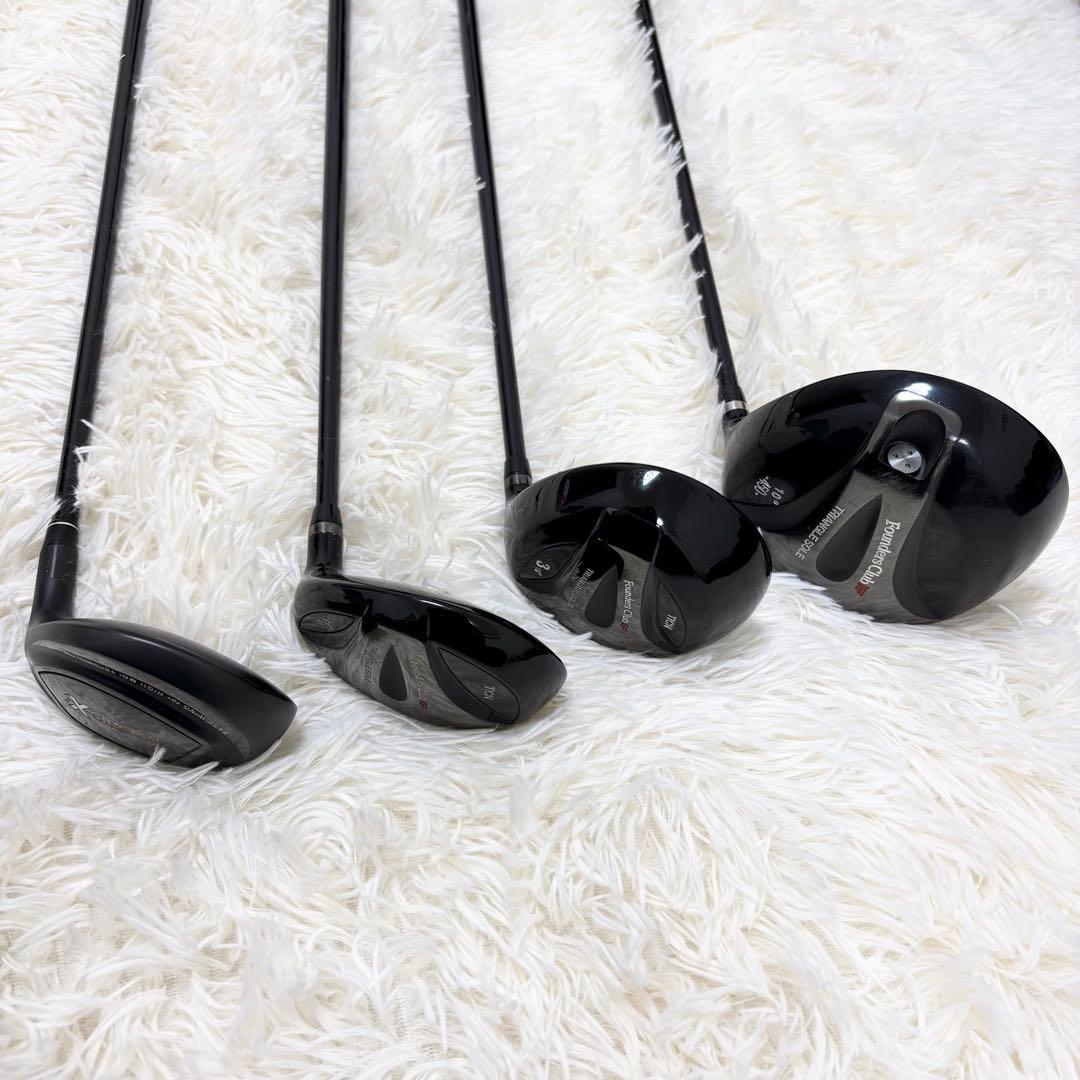 founders clubメンズゴルフクラブ 13本セット　キャディバッグ