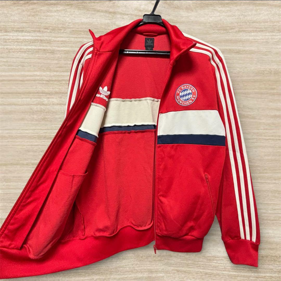極美品 adidas originals トラックジャケット ブンデスリーガ 赤