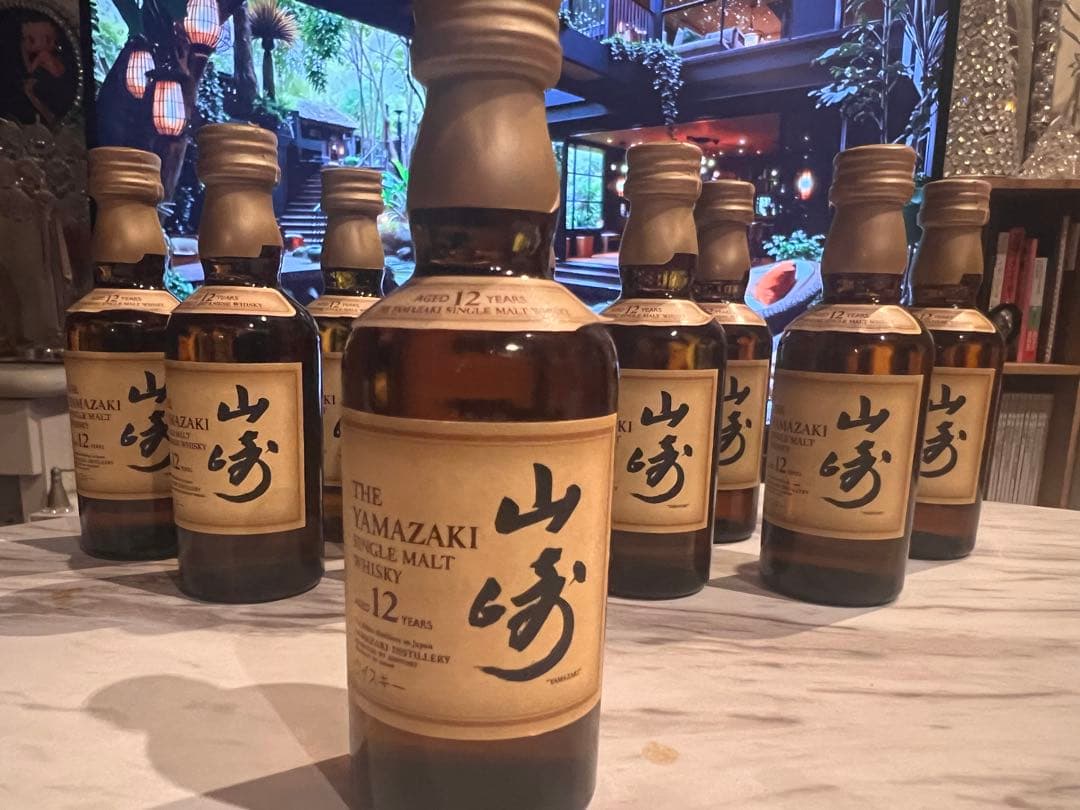 山崎 12年 シングルモルトウイスキー 50ml 10本セット