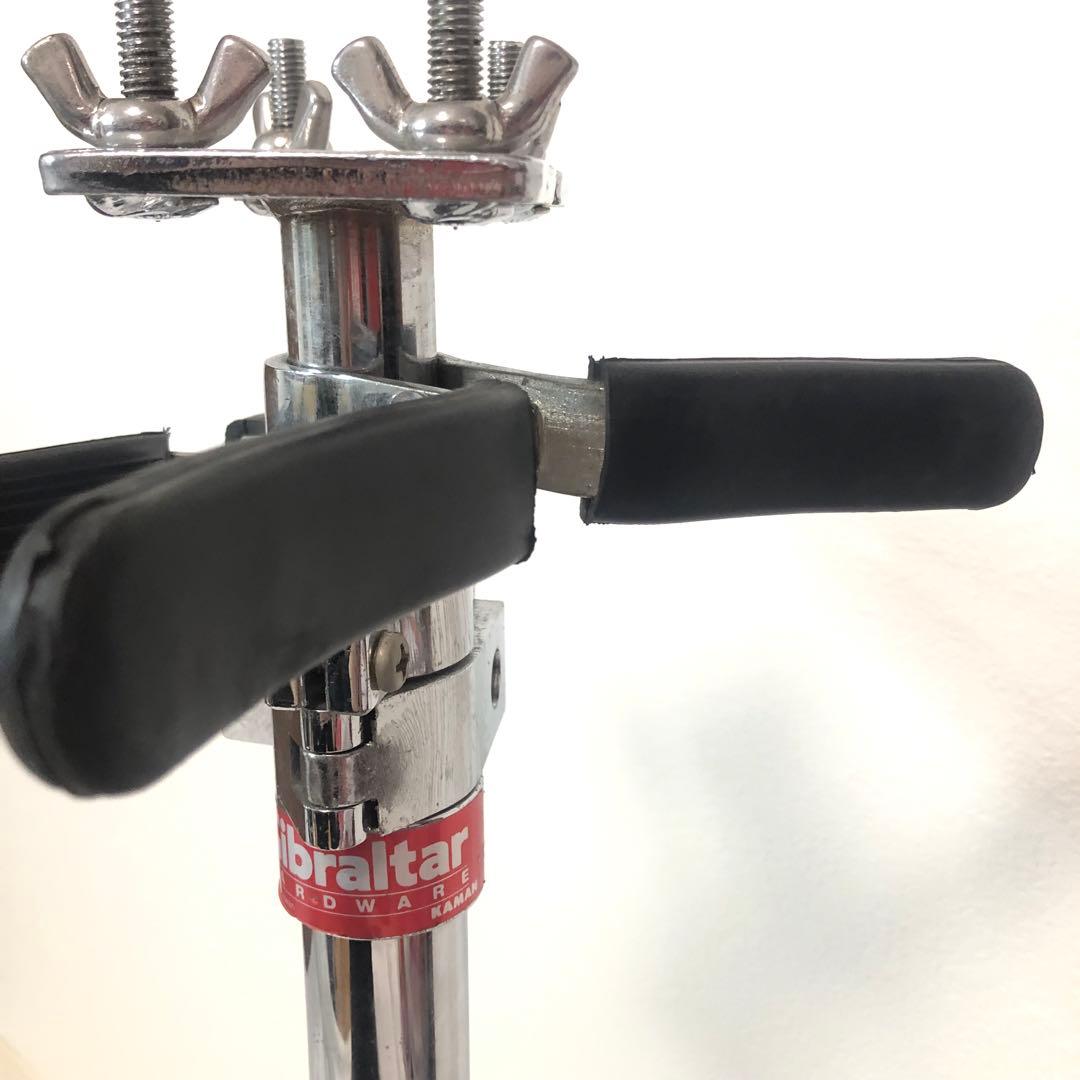 送料込★良品★GIBRALTAR コンガスタンド 三脚タイプ ダブルスタンド