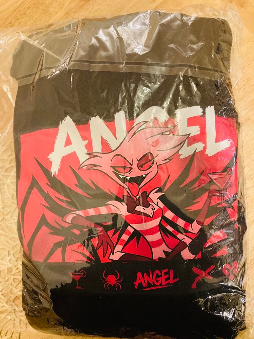 HAZBINHOTEL ハズビンホテル エンジェルダスト パーカー ブラック