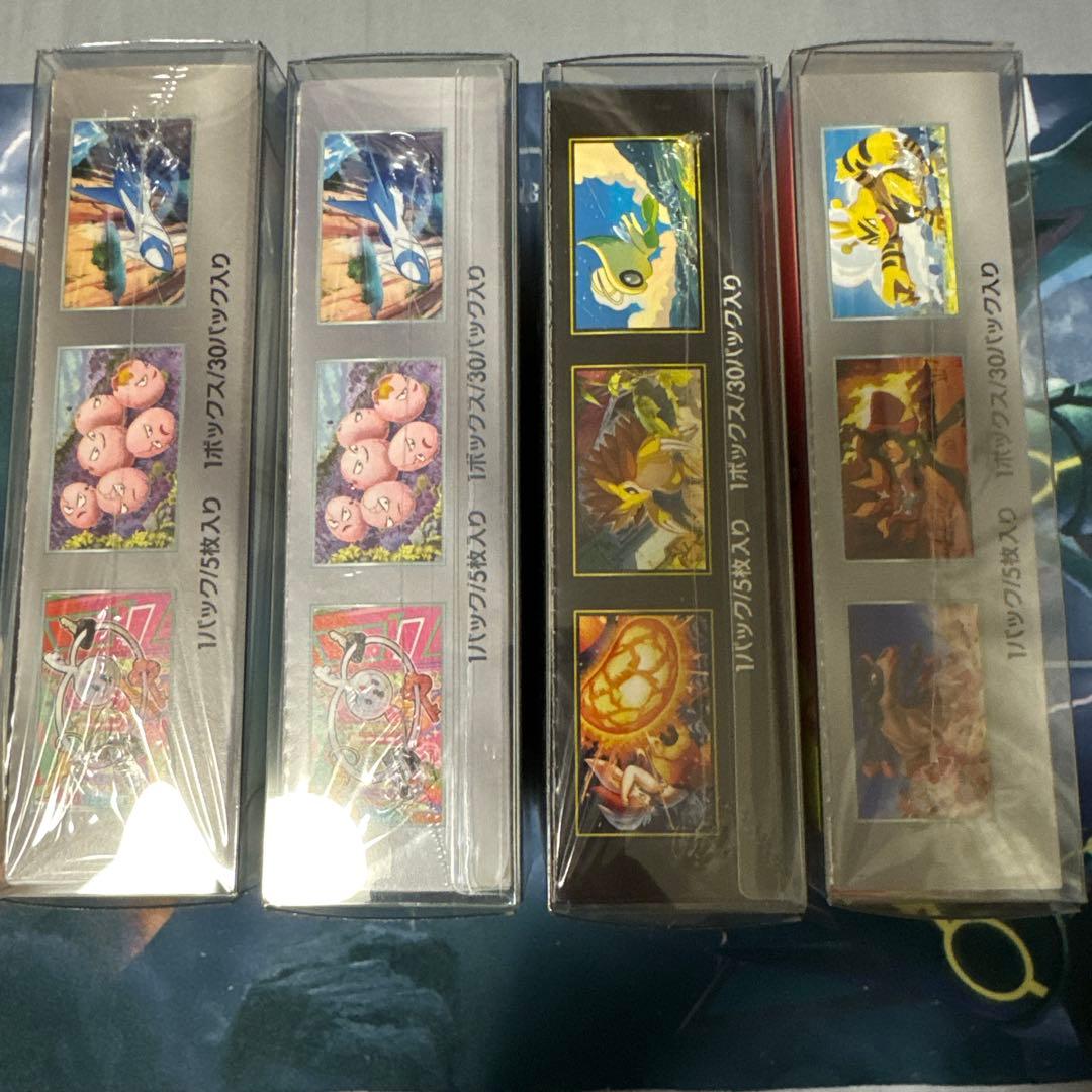 f*8様 [ポケカ引退品]高騰予想4BOX シュリンク付き 未開封 ボックスロー